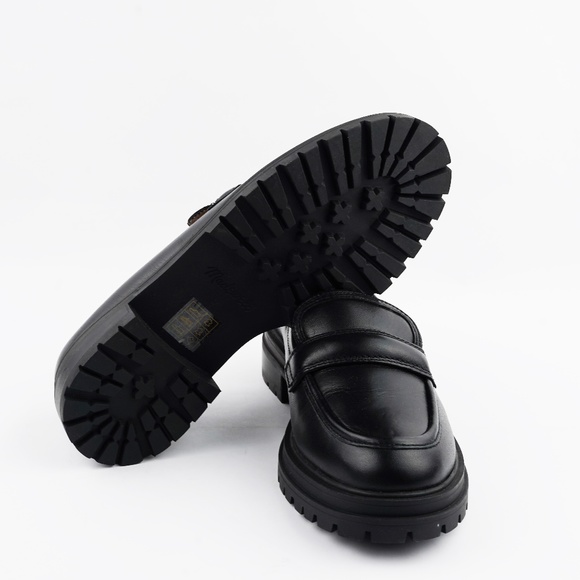 New MADEWELL The Bradley Lugsole Loafer in True Black Leather - Picture 9 of 9
